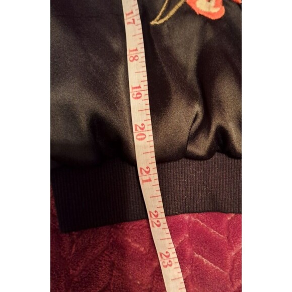 Walter Baker Floral & Butterfly Embroidered Bomber Jacket Size Small - Picture 13 of 16